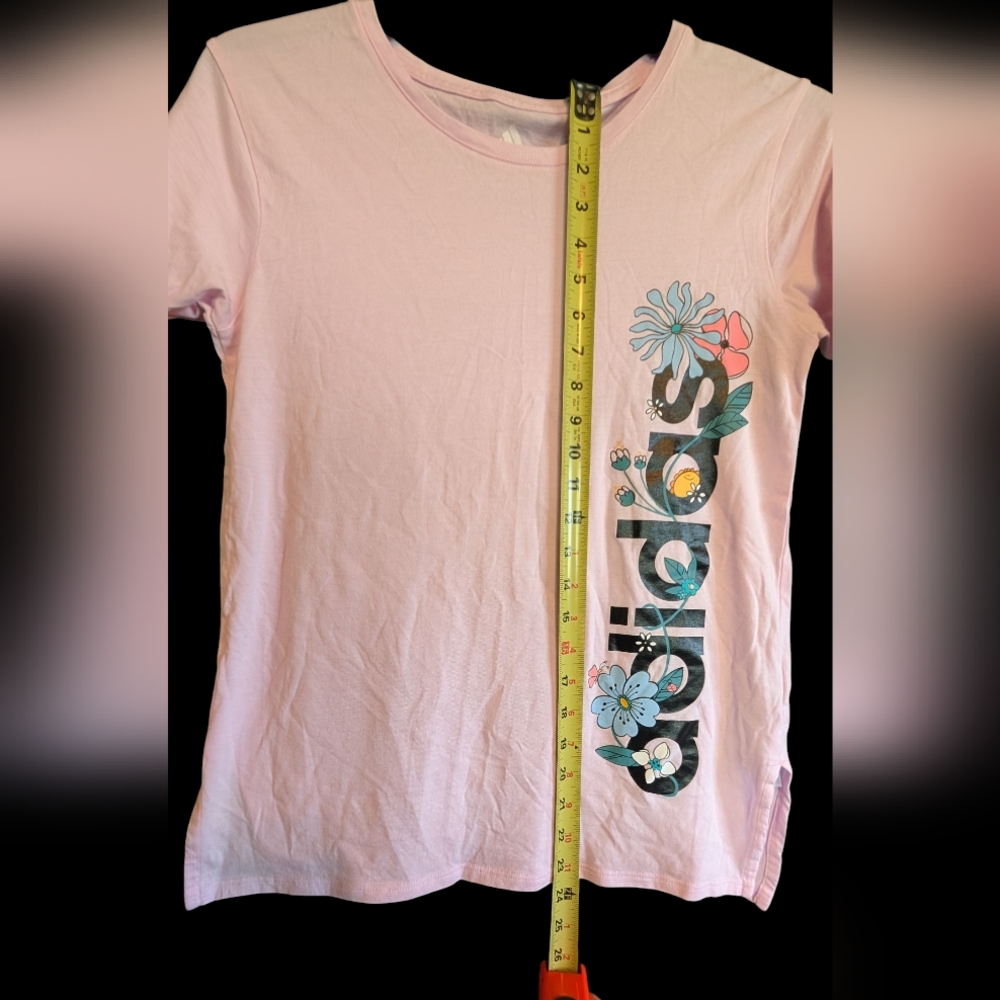 adidas Kids Light Pink Graphic Tee